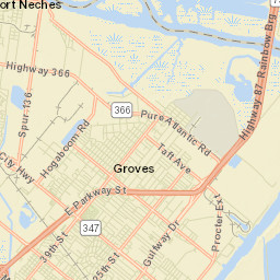 Groves Street Map