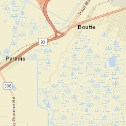 Boutte Street Map