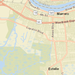 Westwego Street Map