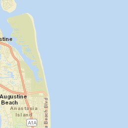 Davis Shores Florida Street Map