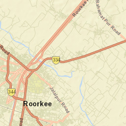 Roorkee Street Map