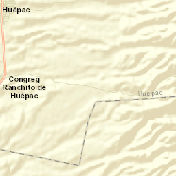 Huépac Street Map