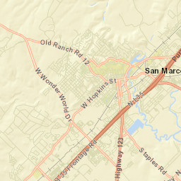 124 Bert Brown Street, San Marcos, TX Street Map