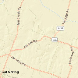 Austin County Street Map