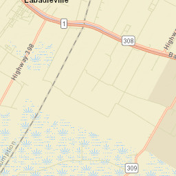 Labadieville Street Map