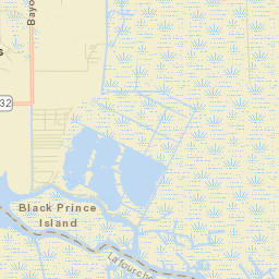 Bayou Gauche Street Map