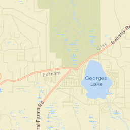 Georges Lake Florida Street Map