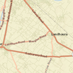 Manglaur Street Map