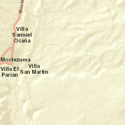 Moctezuma Street Map
