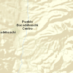 Bacadéhuachi Street Map