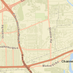 Channelview Street Map