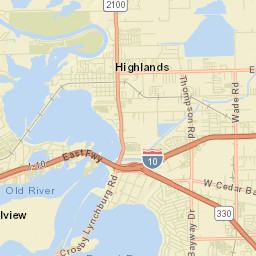 Highlands Street Map