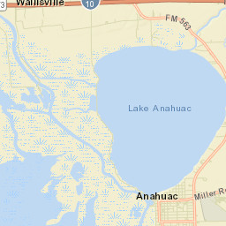 Anahuac Street Map