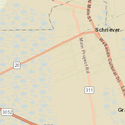 Schriever Street Map