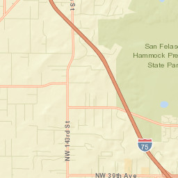 Los Trancos Woods Florida Street Map