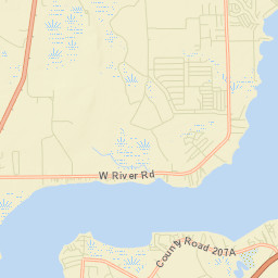 Teasdale Florida Street Map