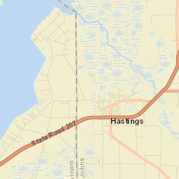 Hastings Florida Street Map