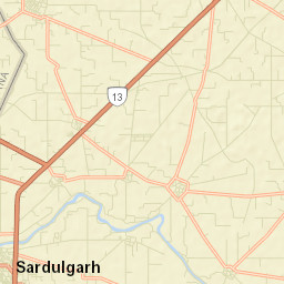Sardulgarh Street Map