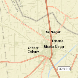 Tohana Street Map