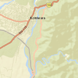 Kotdwara Street Map