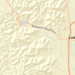 Leakey Street Map