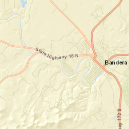 Bandera Street Map