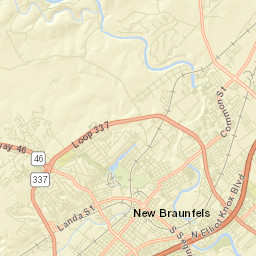 1608 Hunter Road, New Braunfels, TX 78130 Street Map