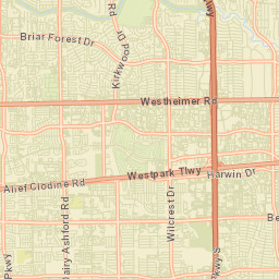 Alief Street Map