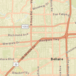 Piney Point Village Street Map