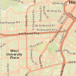 Houston Street Map