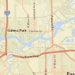 Pasadena Street Map