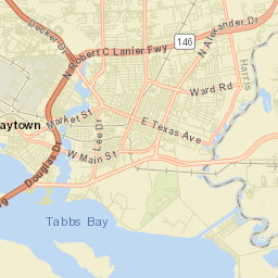 Baytown Street Map