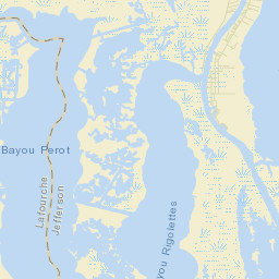Jefferson Parish Street Map