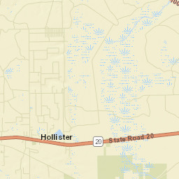 Hollister Florida Street Map