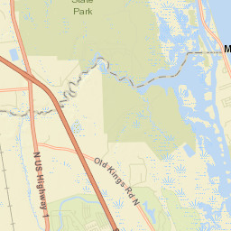Marineland Florida Street Map