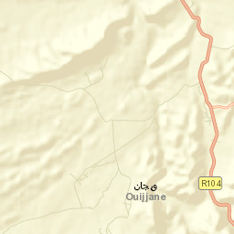 Ouijjane Street Map