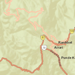 Ranikhet Street Map