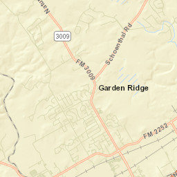 Garden Ridge Street Map
