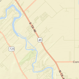 Lake Dunlap Street Map