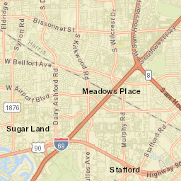 Stafford Street Map