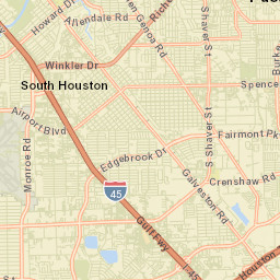 South Houston Street Map