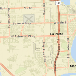 Shoreacres Street Map