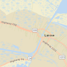 Larose Street Map