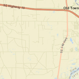County Road 55, Old Town, FL 32680 Street Map
