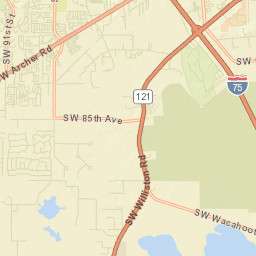 Wacahoota Florida Street Map