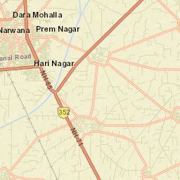 Narwana Street Map