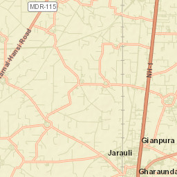 Gharaunda Street Map