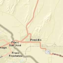 Presidio Street Map