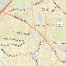 Fifth Street Street Map