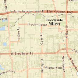 Brookside Village Street Map